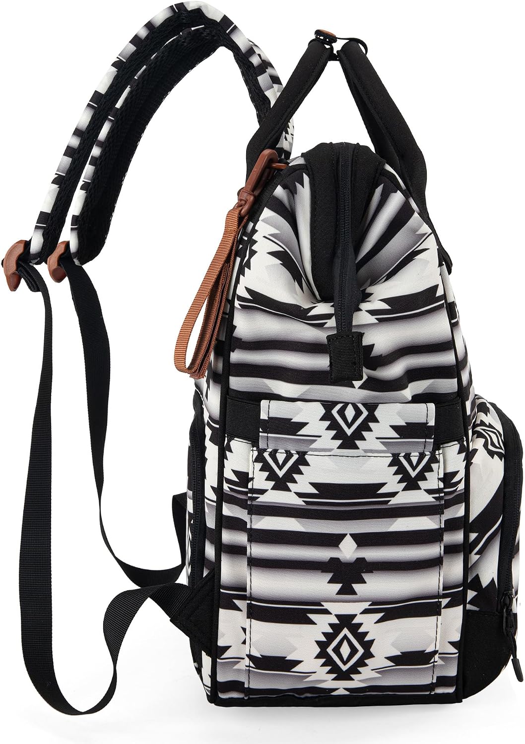 Montana West Wrangler Diaper Bag Backpack Aztec Callie Bag Travel Backpack Purses Western Multi-Function Baby Bags for Mom