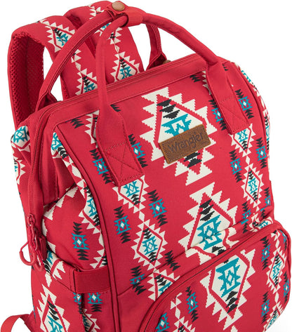 Montana West Wrangler Diaper Bag Backpack Aztec Callie Bag Travel Backpack Purses Western Multi-Function Baby Bags for Mom