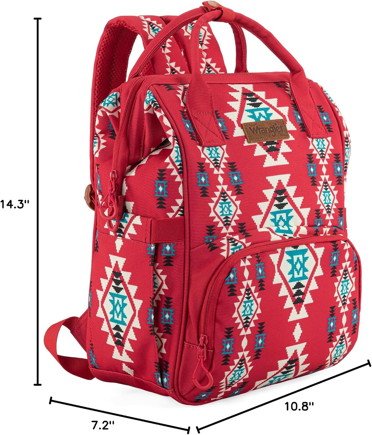 Montana West Wrangler Diaper Bag Backpack Aztec Callie Bag Travel Backpack Purses Western Multi-Function Baby Bags for Mom
