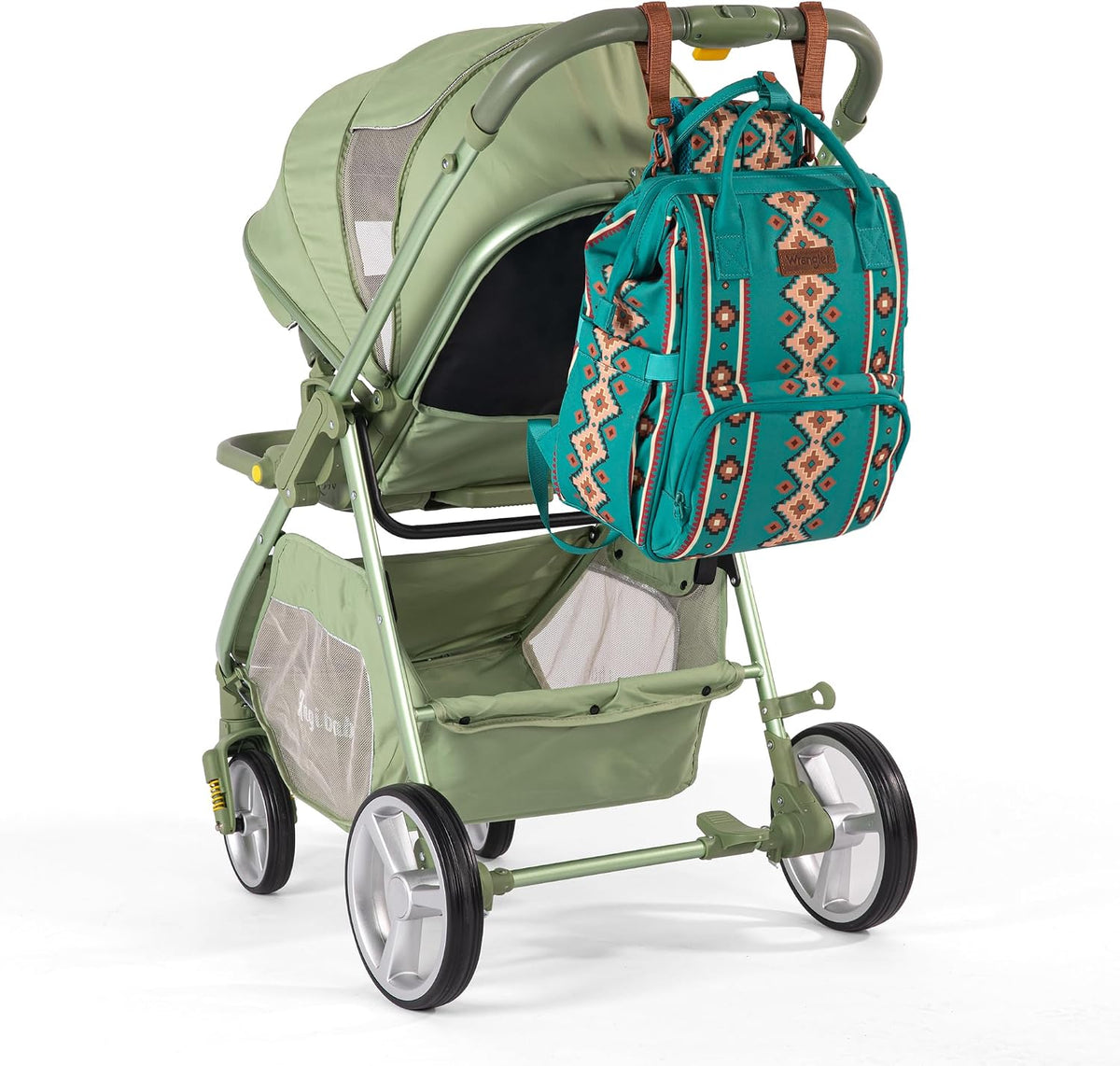 Montana West Wrangler Diaper Bag Backpack Aztec Callie Bag Travel Backpack Purses Western Multi-Function Baby Bags for Mom