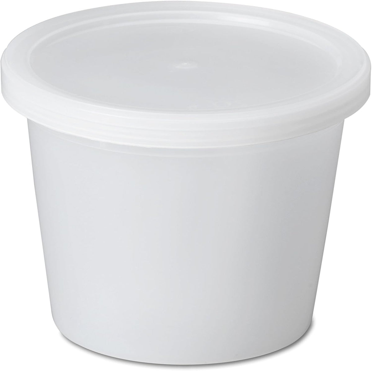 Airtight Food Storage Containers with Easy Secure Lids by TANGERINE (8 Ounce) (50 Pack)