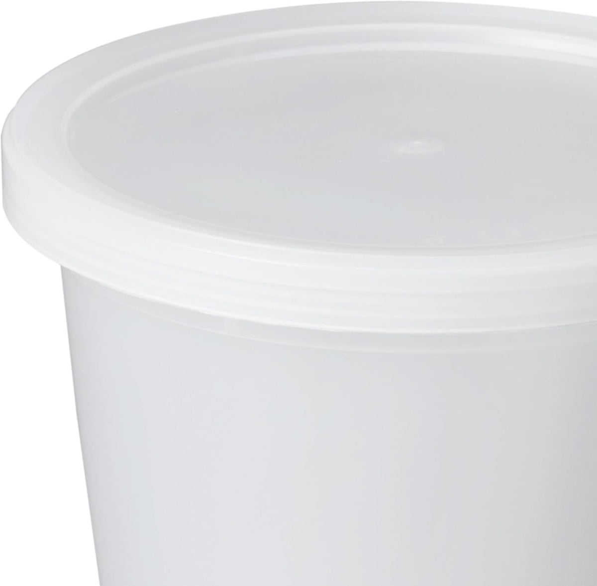 Airtight Food Storage Containers with Easy Secure Lids by TANGERINE (8 Ounce) (50 Pack)