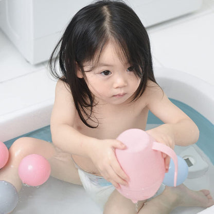 Baby Dippers Bath Rinse Cup Shampoo Rinser, Shampoo Rinse Cup, Baby Bath Rinser Pail, Hair Wash, Eye Protection, BPA-Free PP, Blue, 6.3 Inch