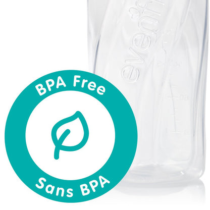 Classic Tinted Plastic Standard Neck Bottles for Baby, Infant and Newborn - Teal/Green/Blue, 8 Ounce (Pack of 12)