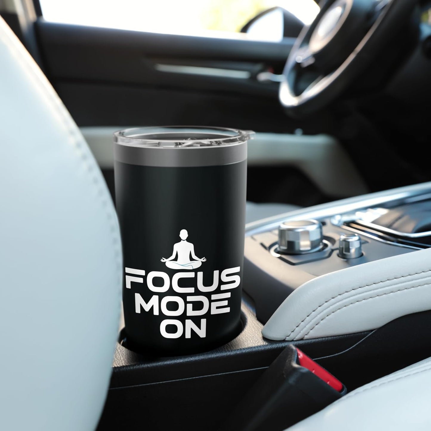 Focus Mode On Productivity Minimal Mindset Stainless Steel Insulated Tumbler