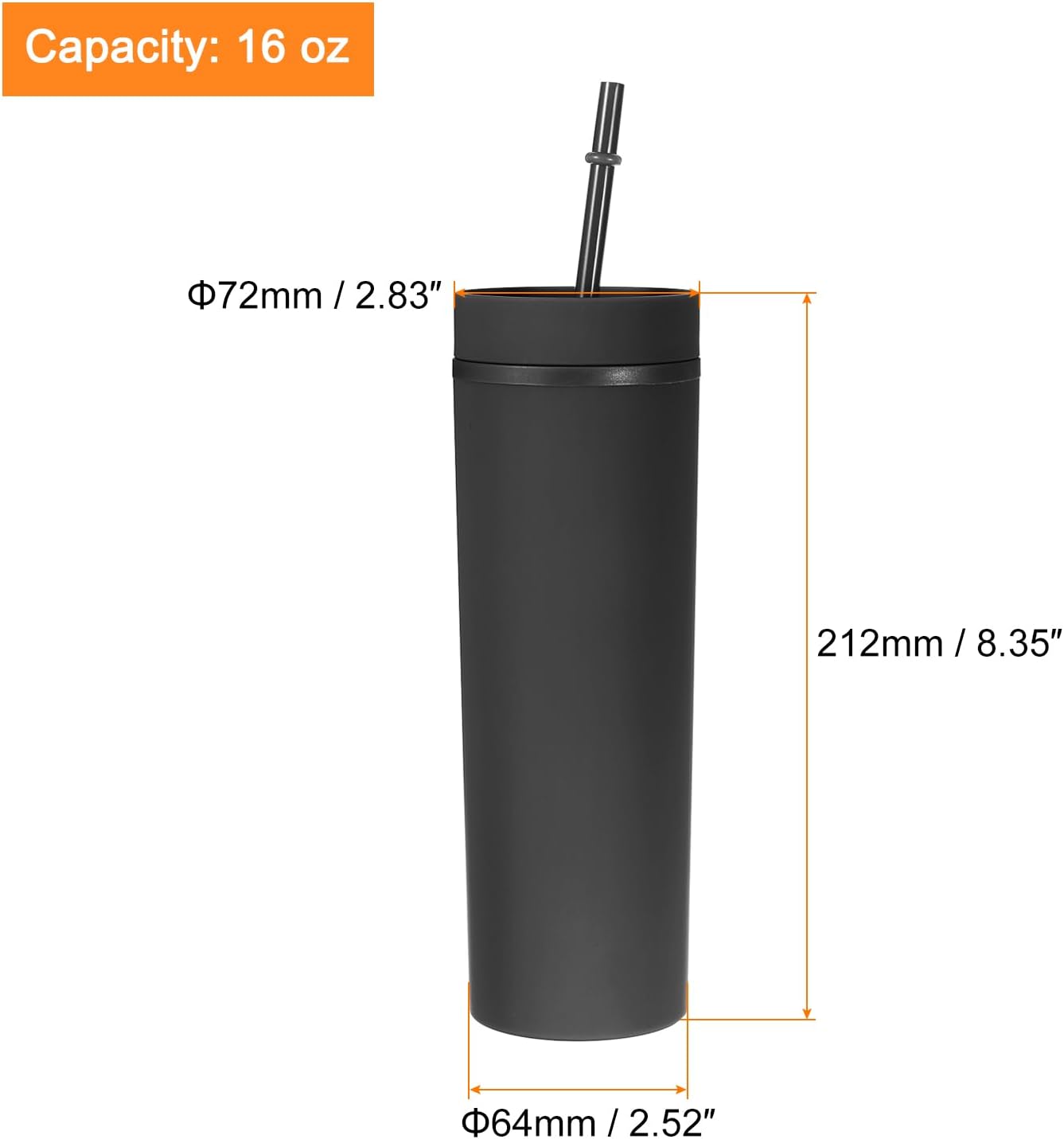 Skinny Tumbler with Lids and Straws, 16Oz Matte Light Green Skinny Tumbler Bulk, Reusable Pastel Acrylic Tumbler, Double Wall Plastic Tumbler for Cold Hot Drinks, Coffee DIY
