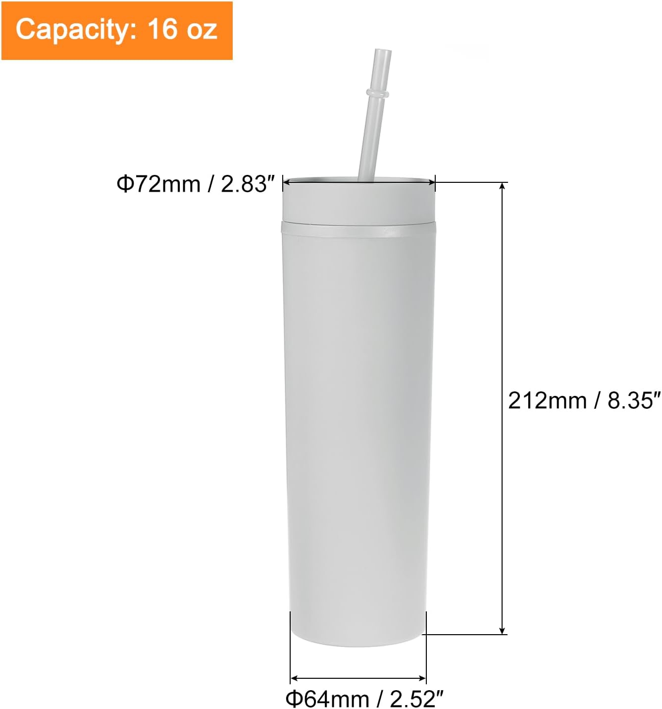 Skinny Tumbler with Lids and Straws, 16Oz Matte Light Green Skinny Tumbler Bulk, Reusable Pastel Acrylic Tumbler, Double Wall Plastic Tumbler for Cold Hot Drinks, Coffee DIY