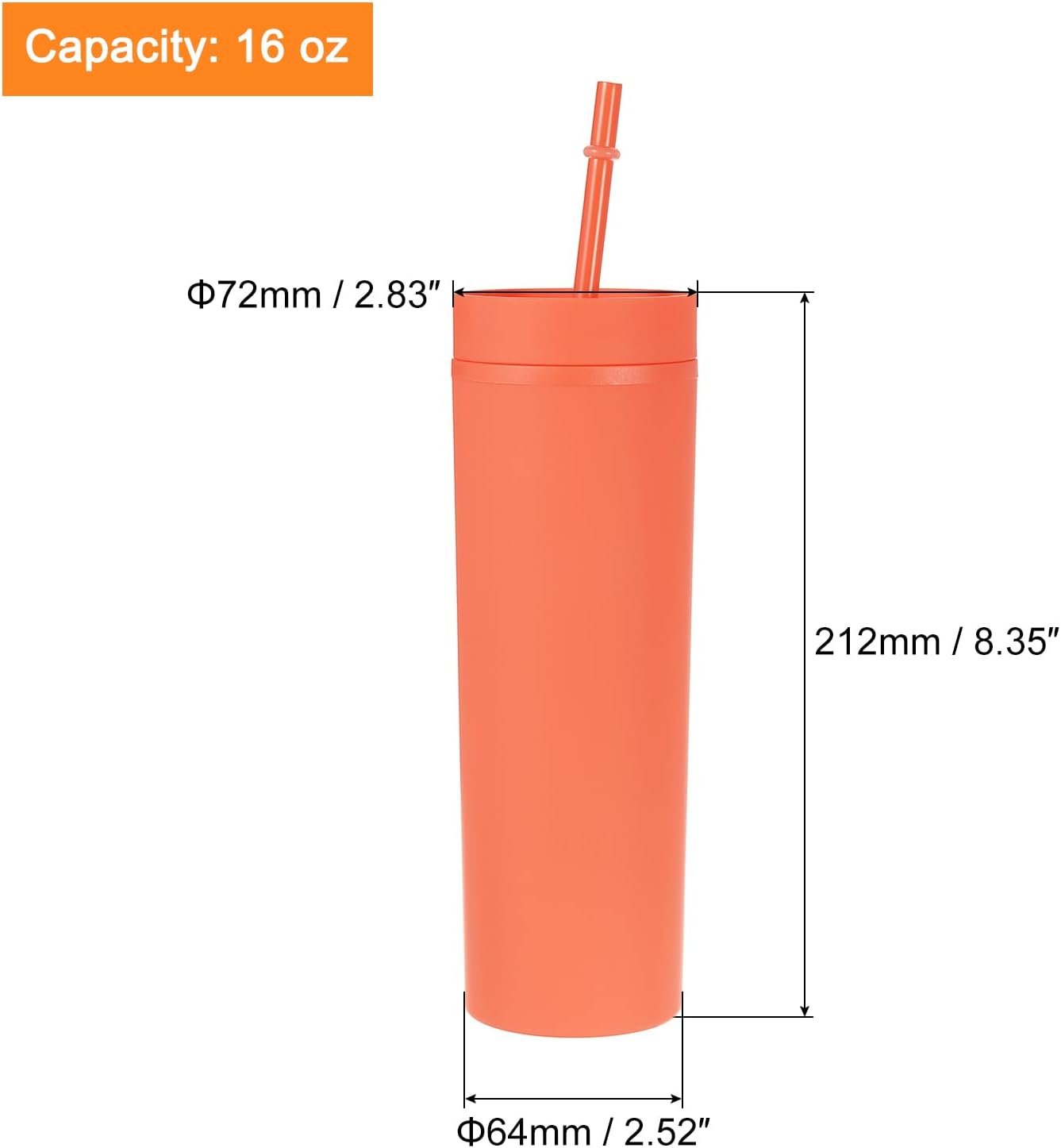 Skinny Tumbler with Lids and Straws, 16Oz Matte Light Green Skinny Tumbler Bulk, Reusable Pastel Acrylic Tumbler, Double Wall Plastic Tumbler for Cold Hot Drinks, Coffee DIY