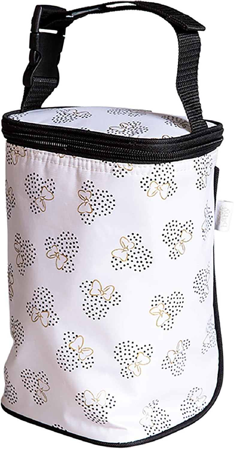 J.L. Childress Disney Baby Bottle Bag Breastmilk Cooler 2-4 Bottles, Mickey