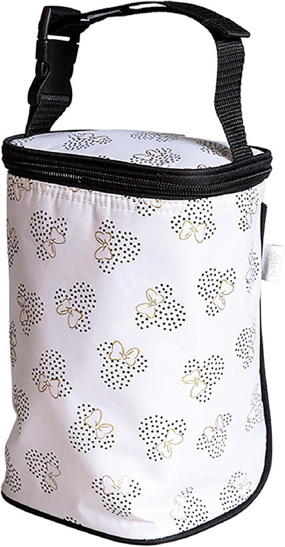J.L. Childress Disney Baby Bottle Bag Breastmilk Cooler 2-4 Bottles, Mickey