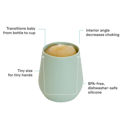 First Foods Bundle 6m+ (Sage) Tiny Bowl + Tiny Spoons + Tiny Cup + Food Cutters Baby Essentials