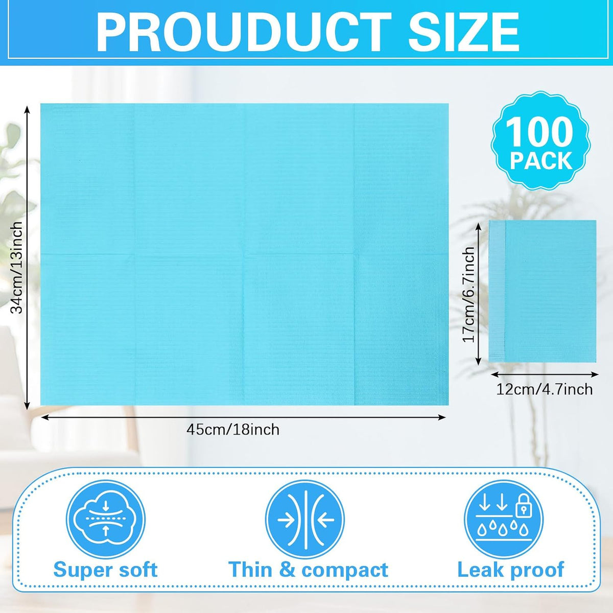 100pcs Disposable Changing Liner 2-ply Baby Changing Station Pad Disposable Changing Pads Diaper Changing Mat Portable Sanitary Liner Refills for Commercial Restrooms (Pink)