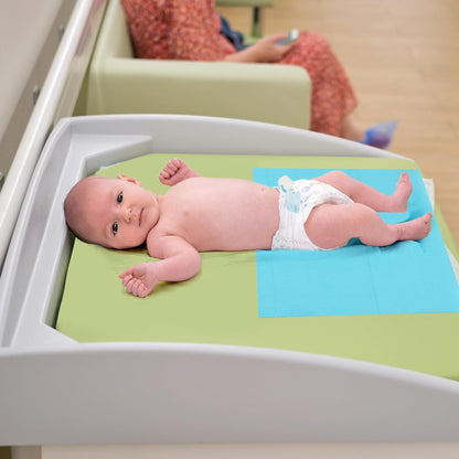 100pcs Disposable Changing Liner 2-ply Baby Changing Station Pad Disposable Changing Pads Diaper Changing Mat Portable Sanitary Liner Refills for Commercial Restrooms (Pink)