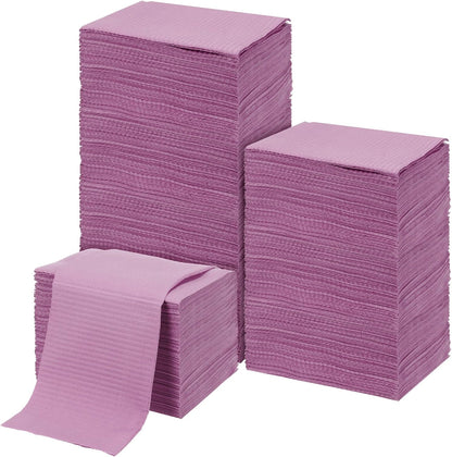 100pcs Disposable Changing Liner 2-ply Baby Changing Station Pad Disposable Changing Pads Diaper Changing Mat Portable Sanitary Liner Refills for Commercial Restrooms (Pink)