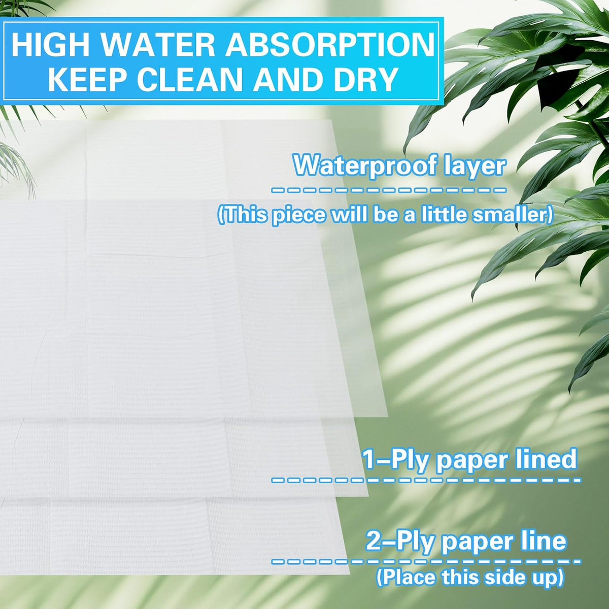 100pcs Disposable Changing Liner 2-ply Baby Changing Station Pad Disposable Changing Pads Diaper Changing Mat Portable Sanitary Liner Refills for Commercial Restrooms (Pink)