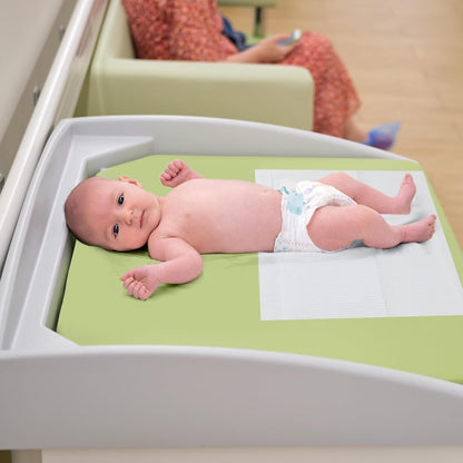 100pcs Disposable Changing Liner 2-ply Baby Changing Station Pad Disposable Changing Pads Diaper Changing Mat Portable Sanitary Liner Refills for Commercial Restrooms (Pink)