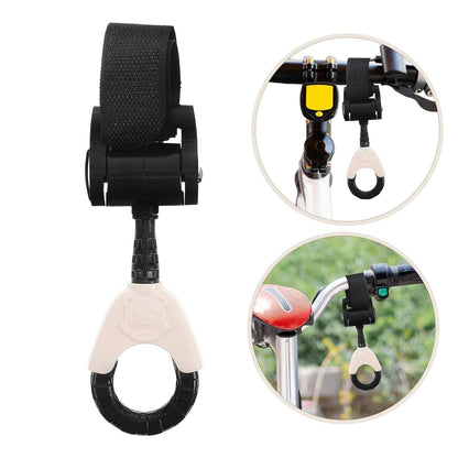 2pcs Stroller Hanging Hook Grocery Bag Holder Large Carabiner Clip