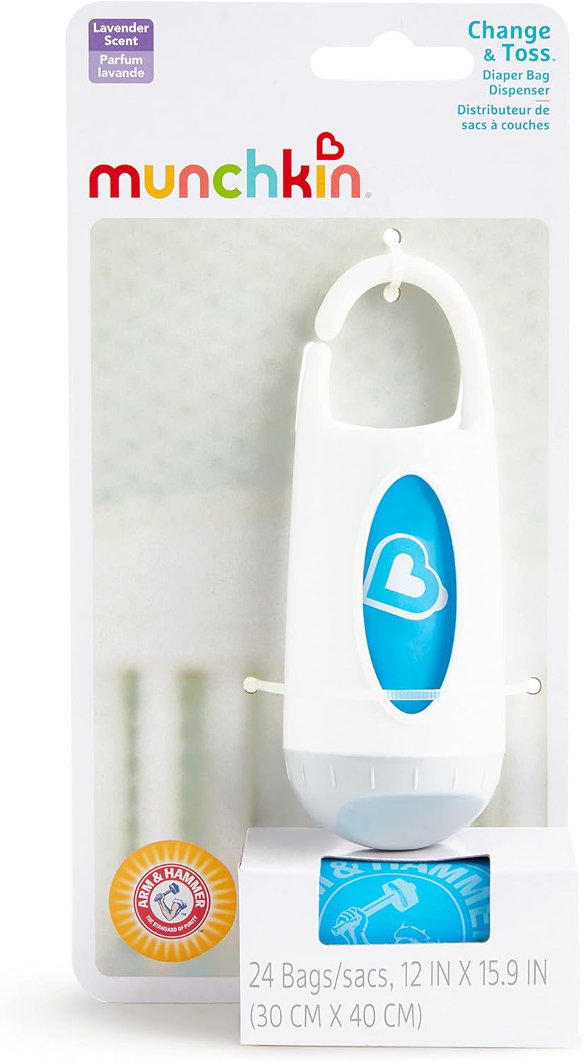 Arm & Hammer Diaper Bag Dispenser, 24 Disposal Bags