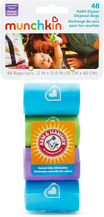 Arm & Hammer Diaper Bag Dispenser, 24 Disposal Bags