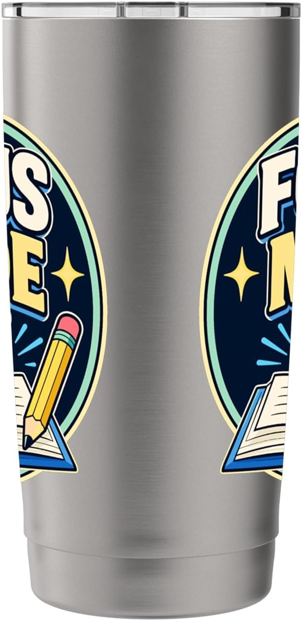 Focus Mode On Study Learn Stainless Steel Insulated Tumbler