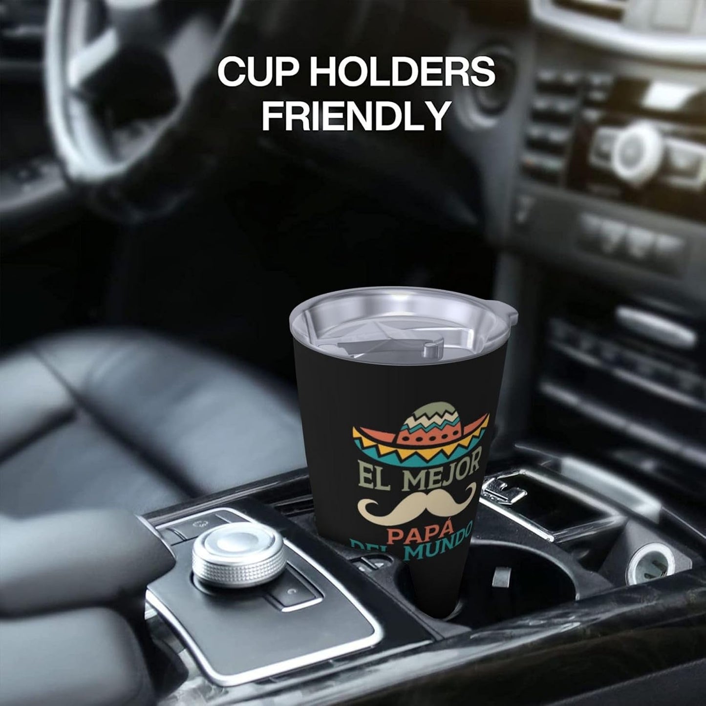Spanish Papá Regalo 20oz Tumbler, Mexican Dad Gift for Men | Lovely Papá Mug Regalo, Heartfelt El Mejor Papa Del Mundo Present for Mexican Fathers