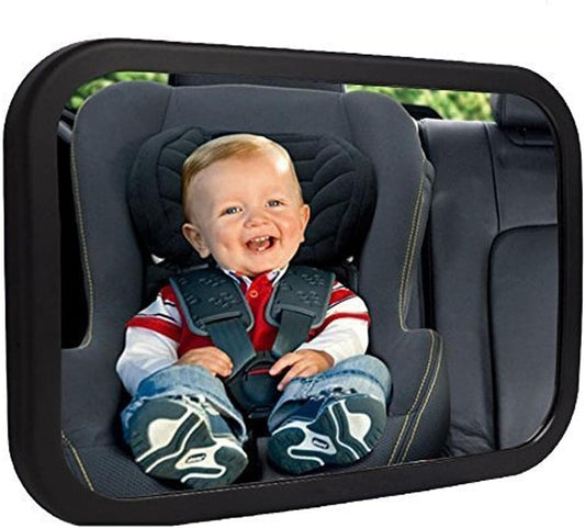 Baby Car Mirror, Rear Facing Car Seat Mirror Safety for Infant Newborn, Baby Mirror with Wide Rearview & 360° Rotation, Shatterproof & Easy Assembled Crash Tested