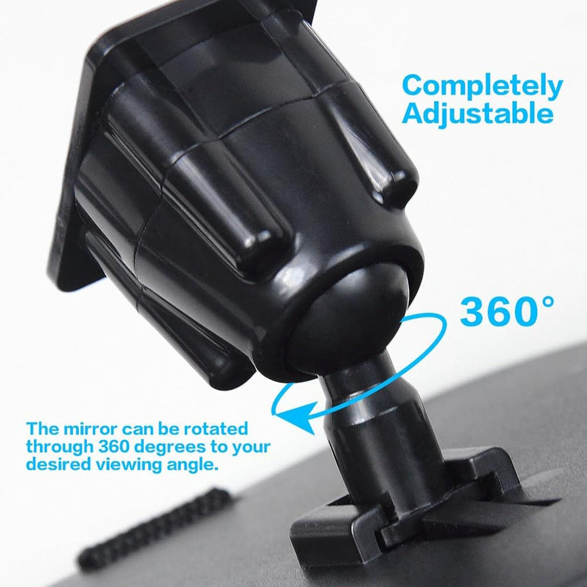 Baby Car Mirror, Rear Facing Car Seat Mirror Safety for Infant Newborn, Baby Mirror with Wide Rearview & 360° Rotation, Shatterproof & Easy Assembled Crash Tested