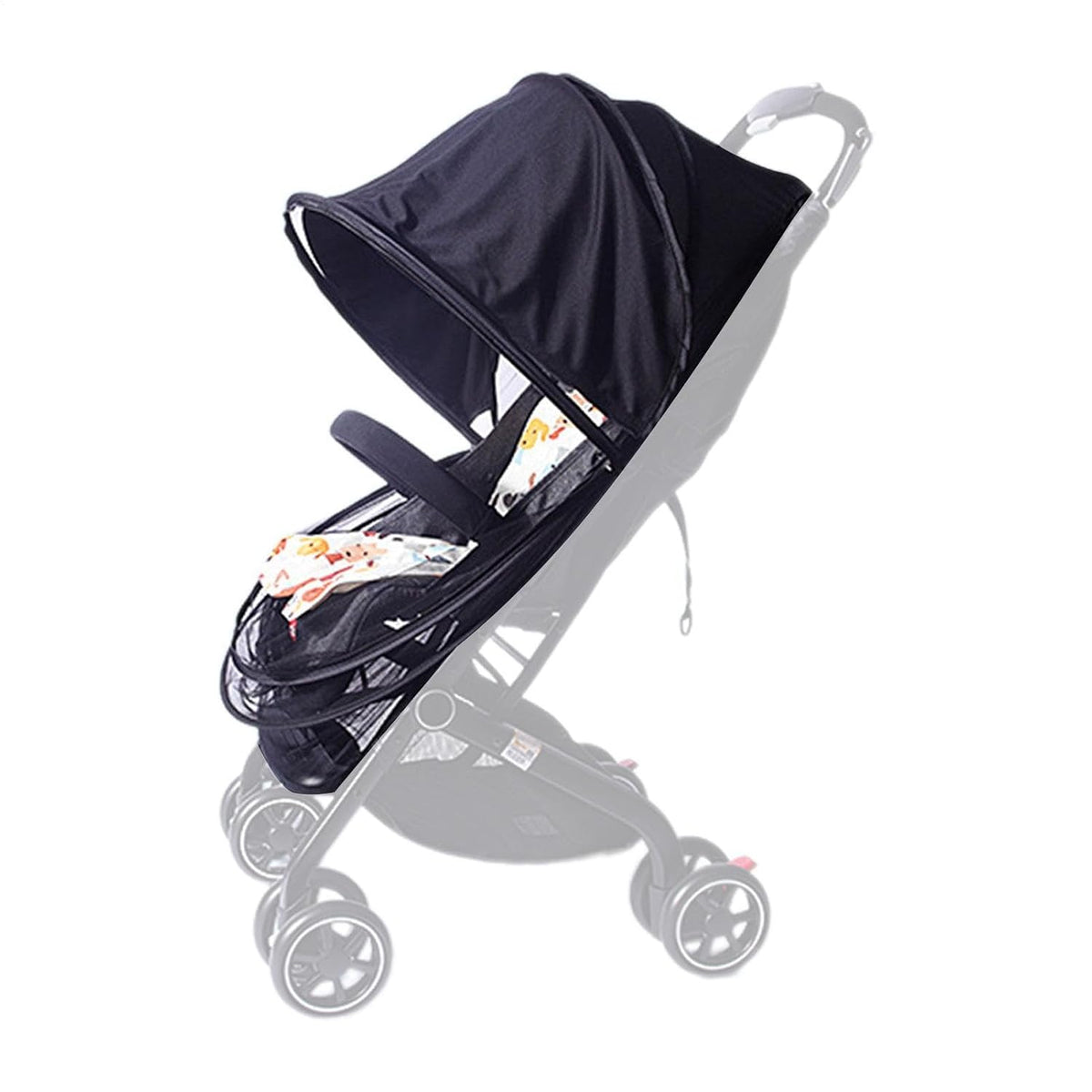 Stroller Cover for Sun - UPF50+ Canopy Extender, Breathable Shade