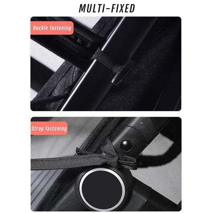 Stroller Cover for Sun - UPF50+ Canopy Extender, Breathable Shade