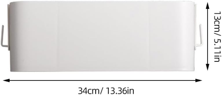 Wall Mounted Baby Bedside Diaper Storage Box PP White Organizer