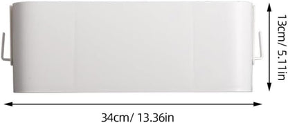 Wall Mounted Baby Bedside Diaper Storage Box PP White Organizer