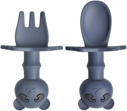 15-Piece Silicone Baby Feeding Set: Includes Suction Plates, Sippy Cup, Bowls, Utensils, Bib – Baby Led Weaning Essentials, BPA-Free, Dishwasher & Microwave Safe (Beige)