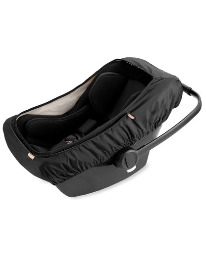 All Seasons Baby Car Seat Cover 4 in 1 Universal Fit with UPF40+ Sunshade and Water Resistant Fabric Oat