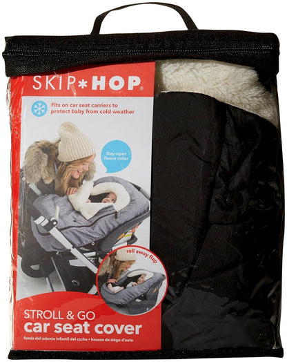 All Seasons Baby Car Seat Cover 4 in 1 Universal Fit with UPF40+ Sunshade and Water Resistant Fabric Oat