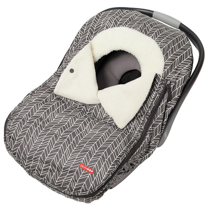 All Seasons Baby Car Seat Cover 4 in 1 Universal Fit with UPF40+ Sunshade and Water Resistant Fabric Oat
