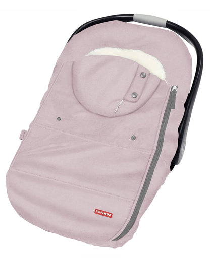All Seasons Baby Car Seat Cover 4 in 1 Universal Fit with UPF40+ Sunshade and Water Resistant Fabric Oat
