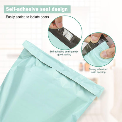 Adult Diaper Disposal,100 Pack Plastic Bag for Adult Diaper Disposal
