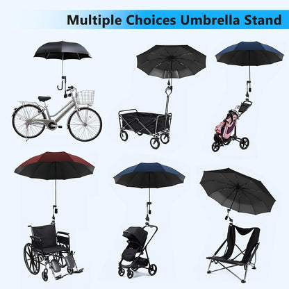 Stroller Umbrella Attachment, 300° Adjustable Chair Umbrella Holder