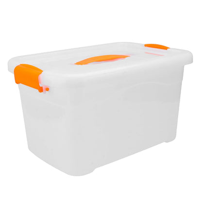 Large 10L Plastic Toy Storage Box Handle for Home Organization