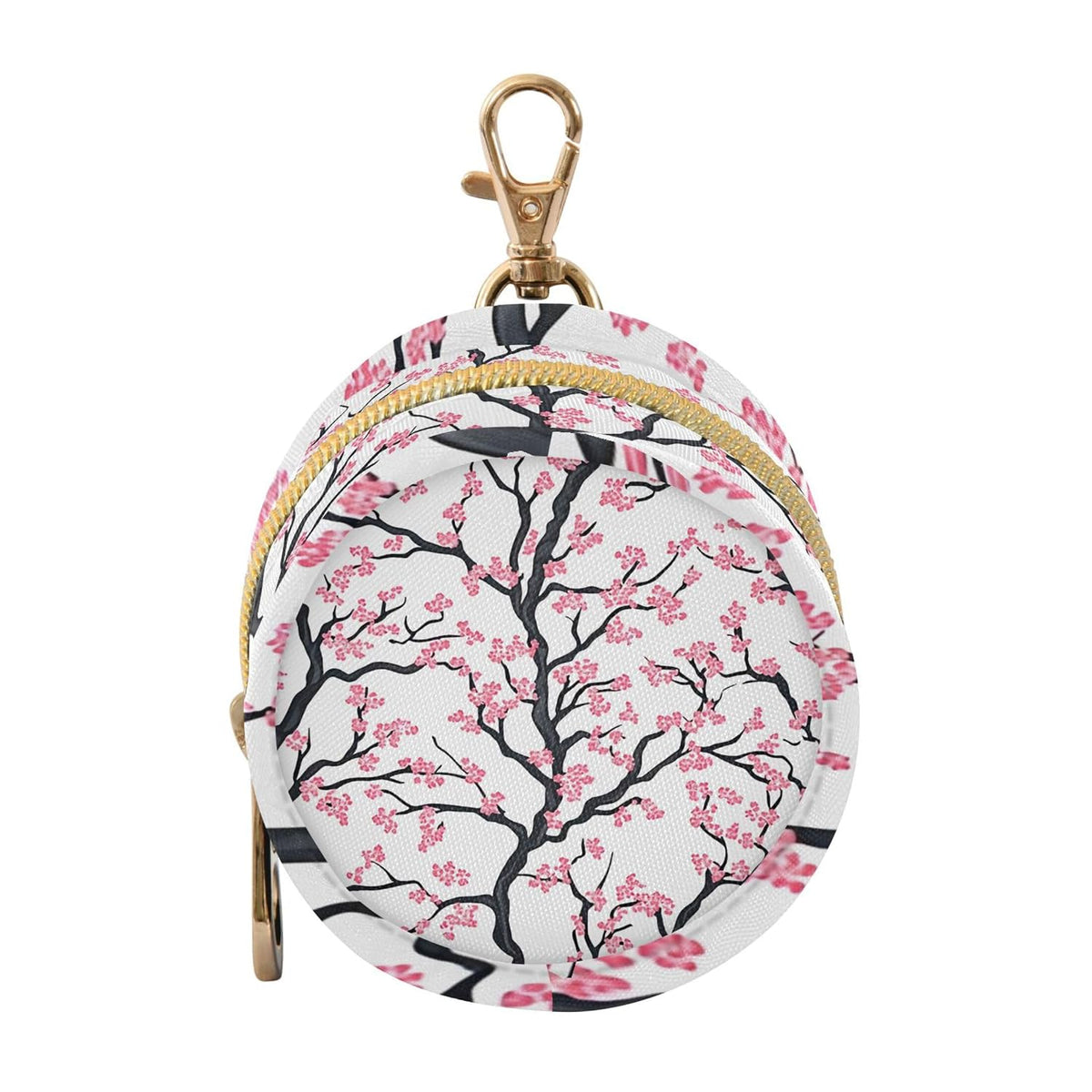 Beautiful Cherry Blossoms Baby Pacifier Holder Case, Dustproof Portable Storage Box for Diaper Bag Purse, Pacifier Storage Container for Boys & Girls