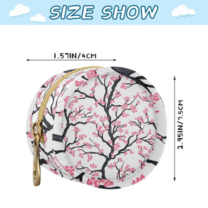Beautiful Cherry Blossoms Baby Pacifier Holder Case, Dustproof Portable Storage Box for Diaper Bag Purse, Pacifier Storage Container for Boys & Girls