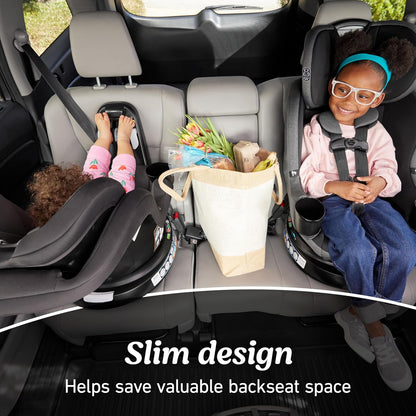 EasyTurn 360 2-in-1 Rotating Convertible Car Seat, 360 Degree Rotating Infant to Toddler Rotating Car Seat, 2 Modes Rear and Forward Facing, Slim Design, Solae