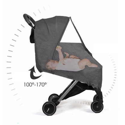 Owlike Universal Winter Baby Stroller Rain Cover Windproof Quilted Travel Weather Cover for Baby Stroller Pushchair
