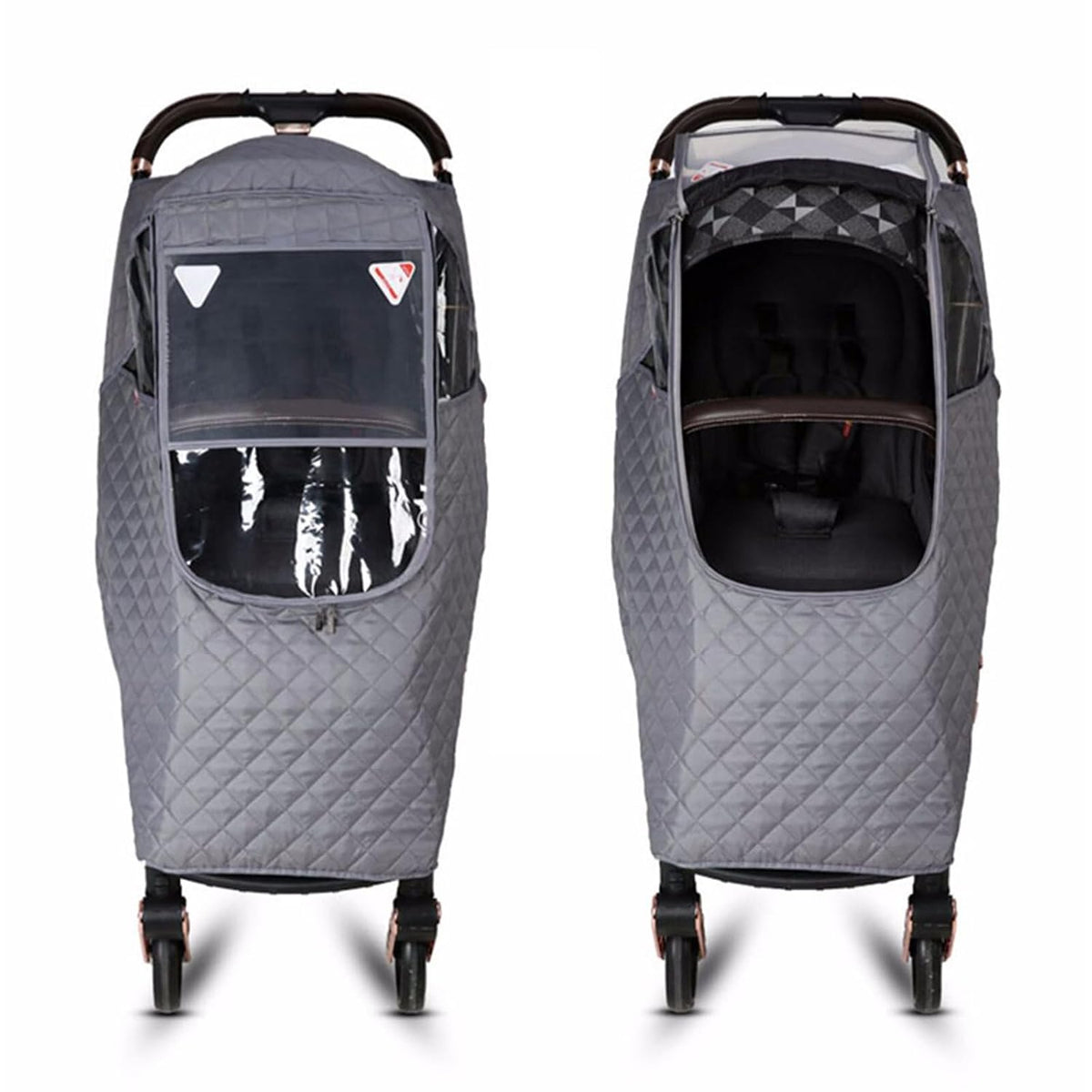 Owlike Universal Winter Baby Stroller Rain Cover Windproof Quilted Travel Weather Cover for Baby Stroller Pushchair