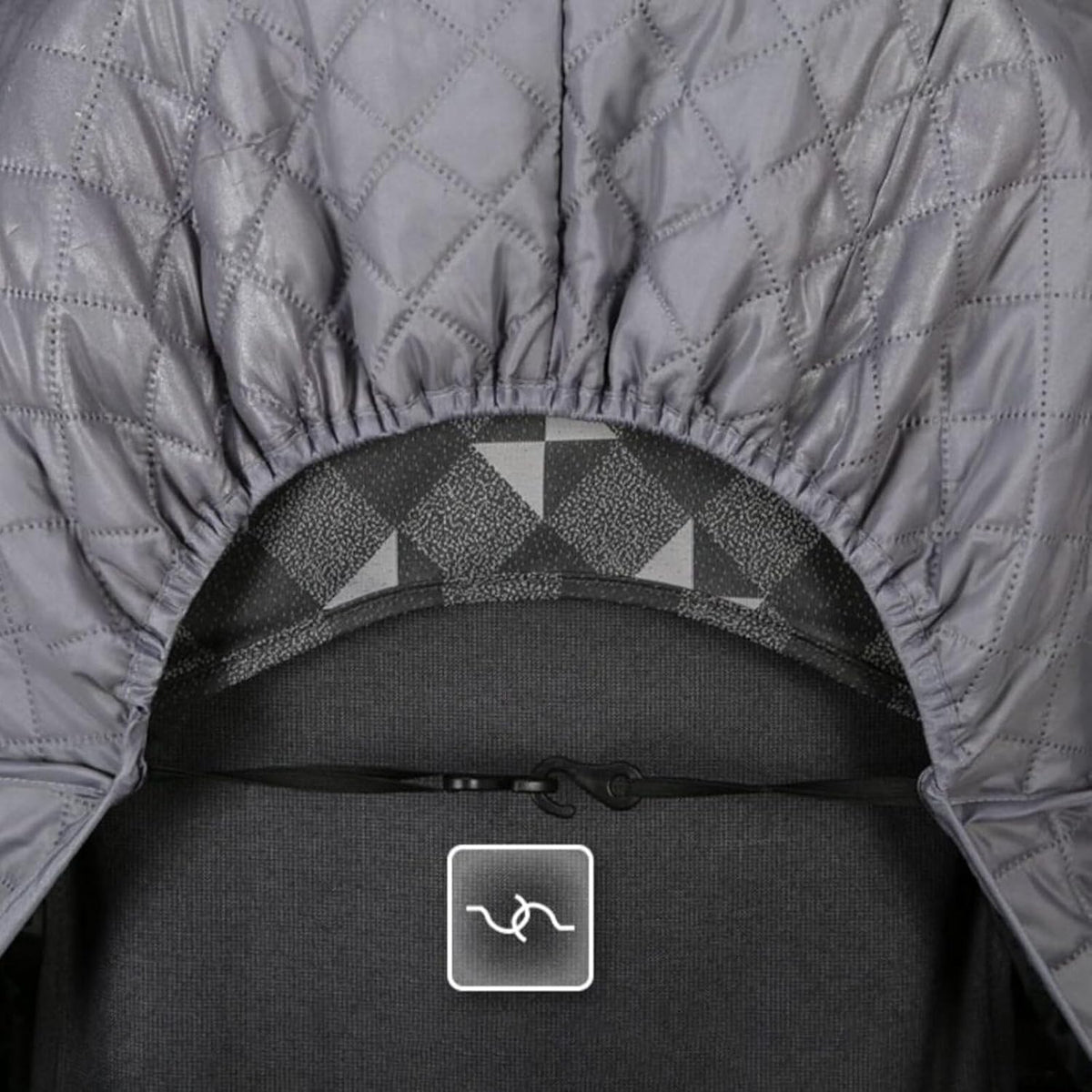 Owlike Universal Winter Baby Stroller Rain Cover Windproof Quilted Travel Weather Cover for Baby Stroller Pushchair