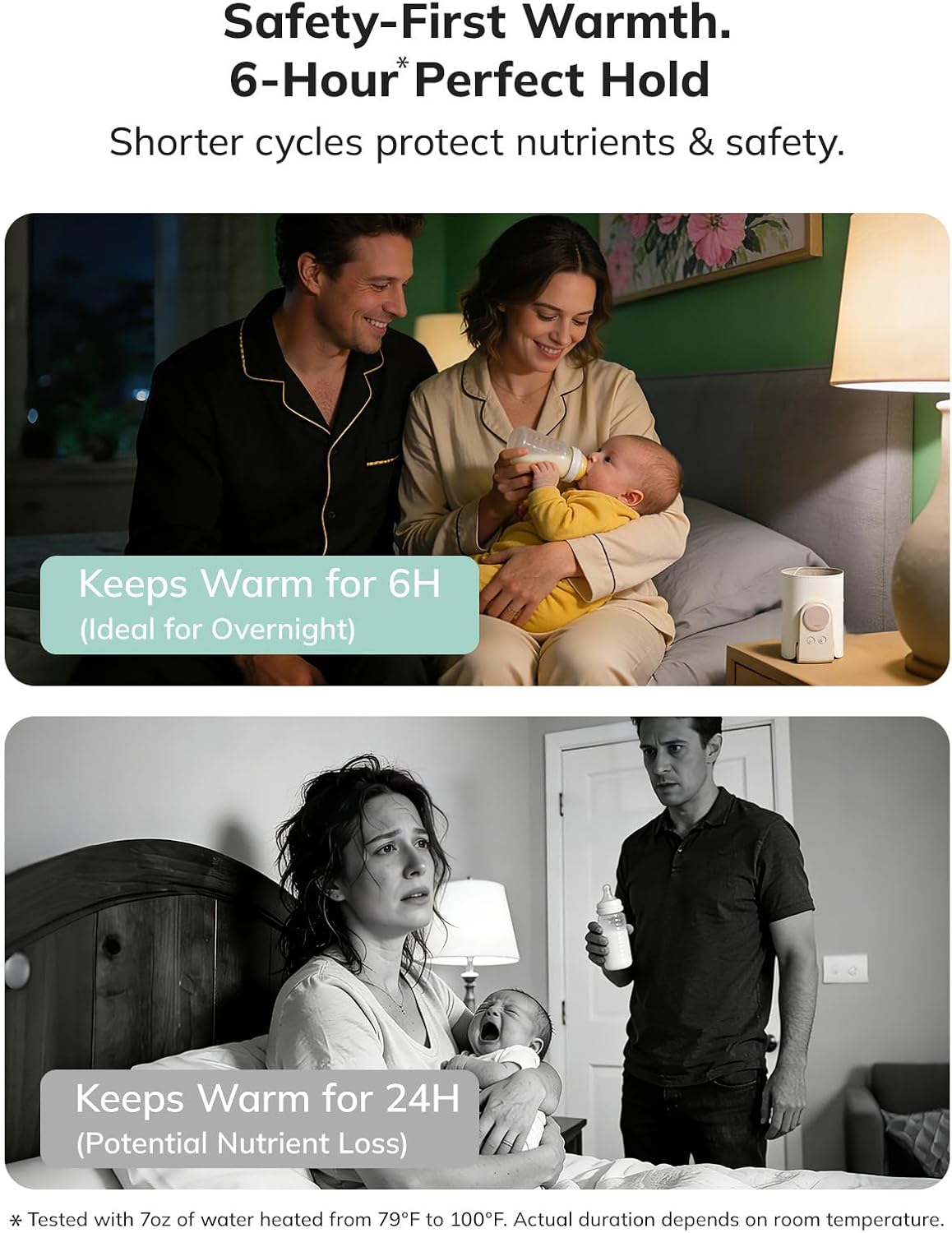 Umimile Portable Bottle Warmer for Travel, Heats Bottles Directly