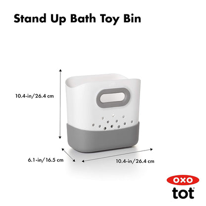 Stand Up Bath Toy Storage Organizer, Large, 7.1 L