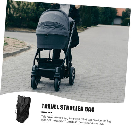 Totority Stroller Travel Bag for Airplane Trip Black Nylon Carry Bag