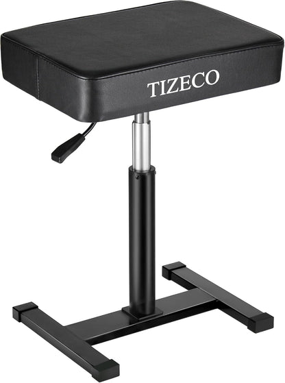Hydraulic Piano Bench Adjustable Stool, Heavy Duty Music Keyboard Bench Seat for Piano Keyboard Stand with Black Padded Cushion for Musicians Piano Stool Chair Automatic Height Adjustment