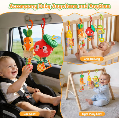 Carseat Toys Hanging for 0-6 Months Baby Stroller Hanging Toy for Sensory